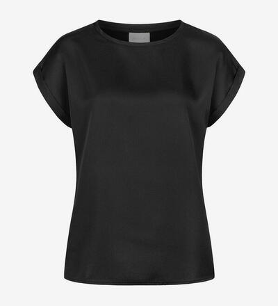 Produktbild fr 'Damen NOOS Satin Blusen Shirt mit Flgelrmeln'